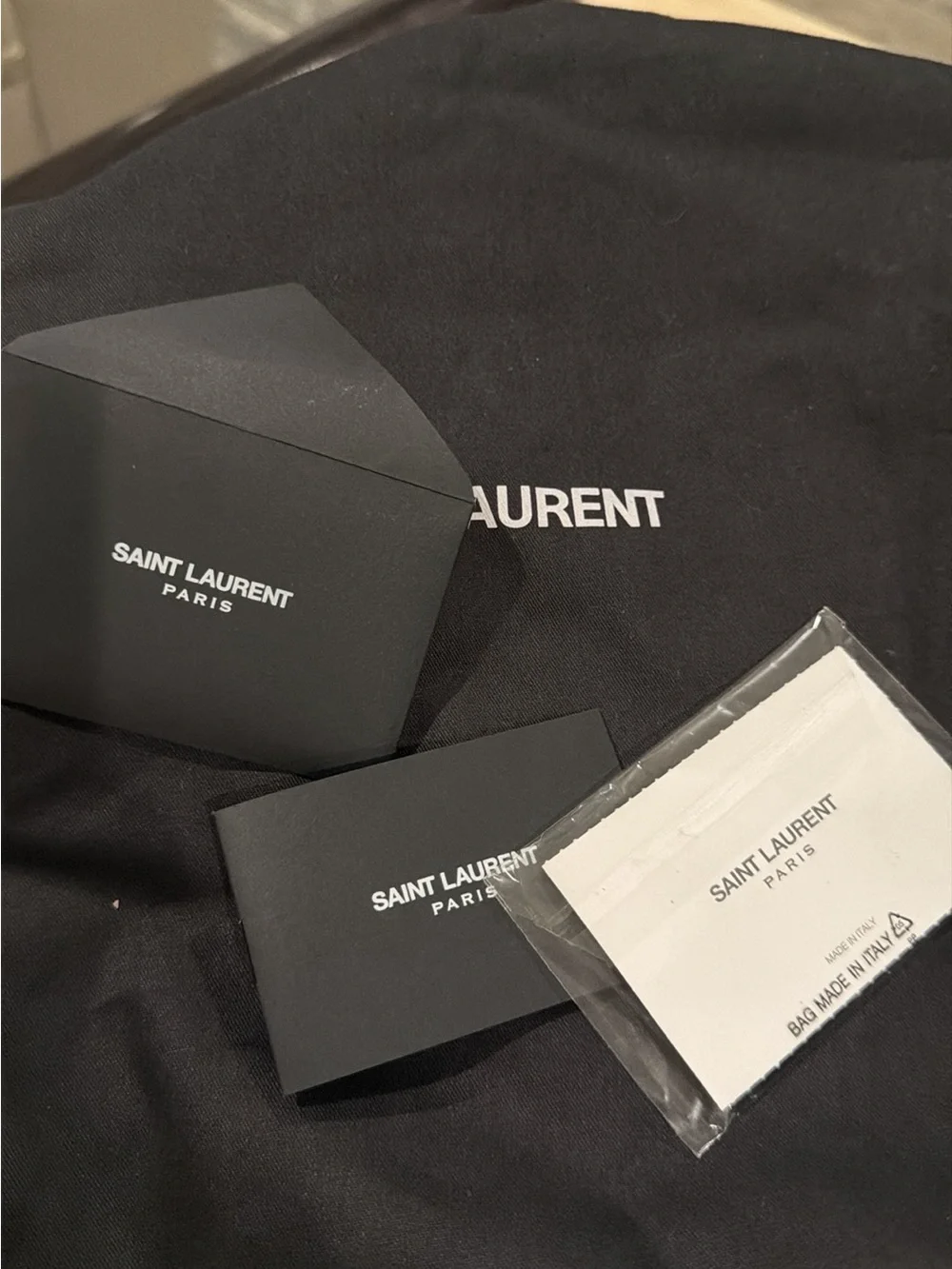 Saint Laurent croc embossed